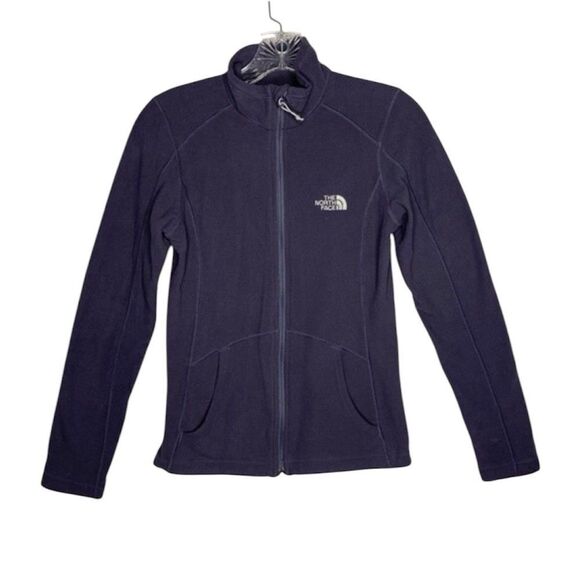 The North Face Jacket Women’s XS Purple Full Zip Lightweight Fleece Mock Neck - Picture 1 of 9